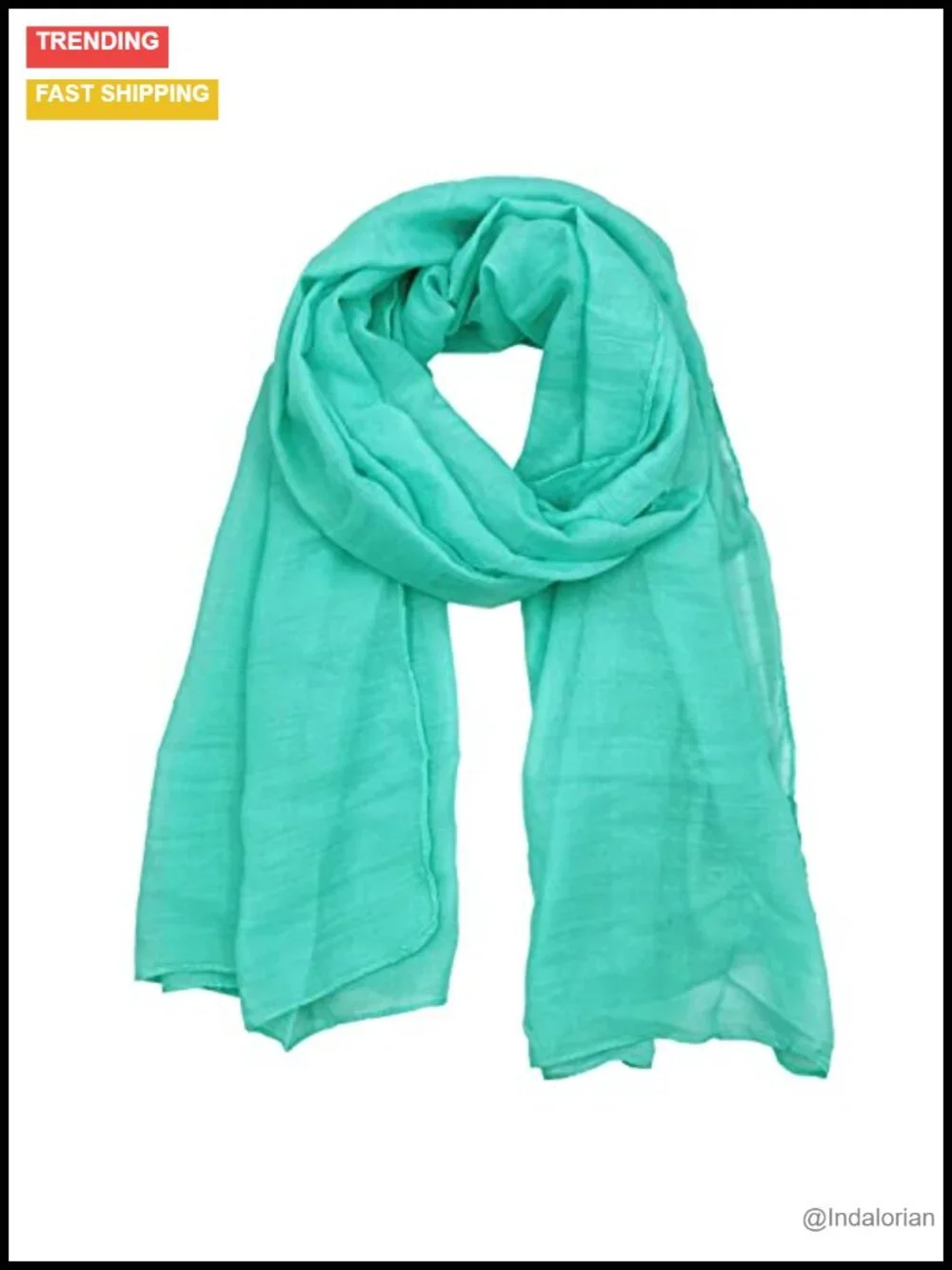 Lightweight Polyester Fashion Scarf Shawl Wrap